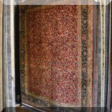 R57. Handwoven 100% wool Persian rug. Made in India. 8'3” x 9'9”